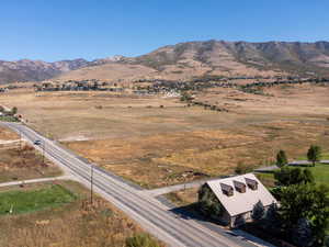 Mountain view featuring rural landscape