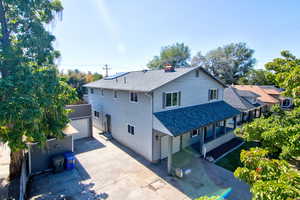 View from above of property