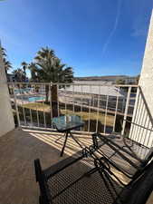 View of patio / terrace with a community pool