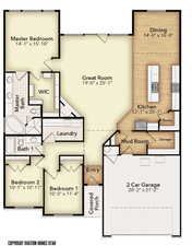 View of floor plan / room layout