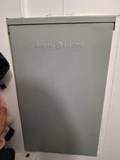 Detailed view of wall-mounted power storage