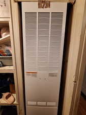 Detailed view of a heating unit