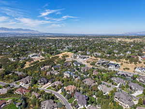 View of property location with nearby suburban area and a mountain backdrop