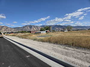 View of mountain background