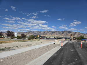View of mountain background