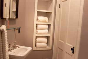 Bathroom featuring a sink