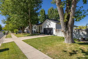 View of front of house featuring driveway