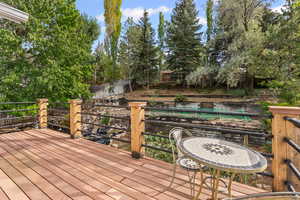 Private balcony off primary suite