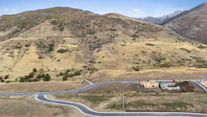 View of mountain background