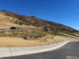 View of mountain background