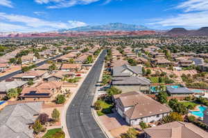 Bird's eye view of mountains