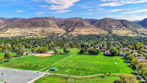 Bird's eye view of mountains
