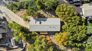 View from above of property