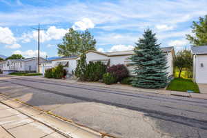 View of front of home with a residential view
