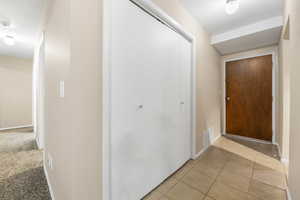 Entry Hallway w/ Coat Closet