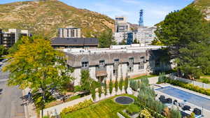 Bird's eye view of mountains