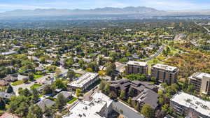 Bird's eye view of mountains