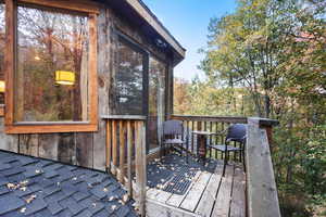 upper terrace and entrance into the "studio"/ADU