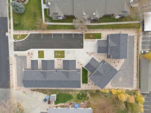 Aerial view of property and surrounding area