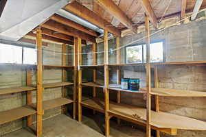 View of storage area