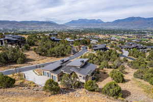 Bird's eye view of mountains