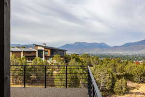 View of mountain background