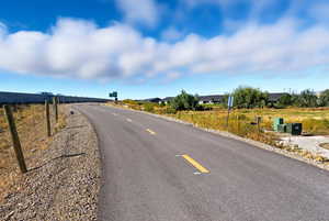 View of asphalt street