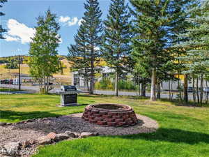 View of community with a lawn