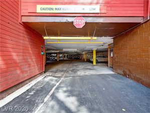 View of parking garage