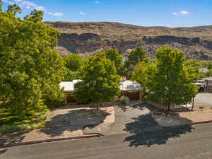 View of mountain background