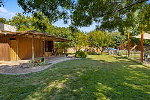 View of yard featuring a patio area
