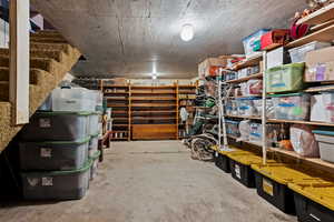 View of storage room