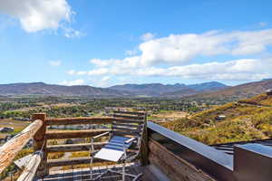 View of mountain background