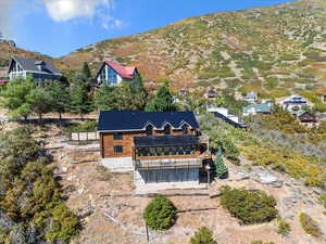 Bird's eye view of mountains