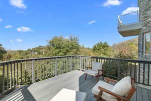View of deck with $1M views
