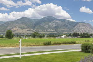 Mountain view featuring rural landscape