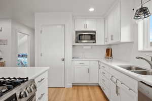 Additional living area above the garage