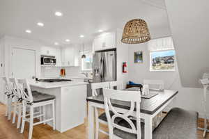 Additional living area above the garage