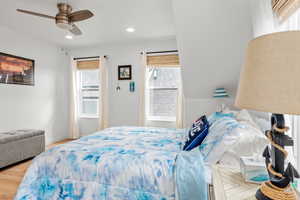 Additional living area above the garage