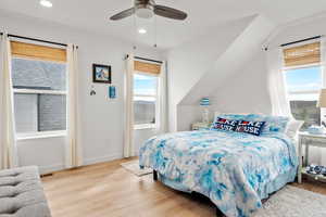 Additional living area above the garage