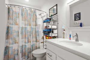 Additional living area above the garage