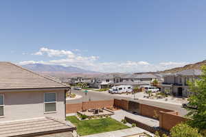 Mountain view from family room balcony.