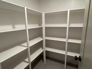 View of storage area