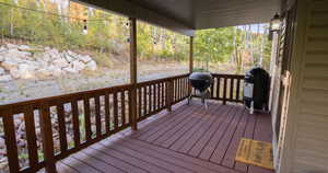 Covered Deck with grilling area