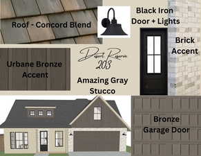 View of a document with a collage of images