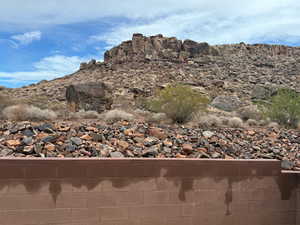 View of mountain background