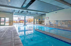 View of indoor pool