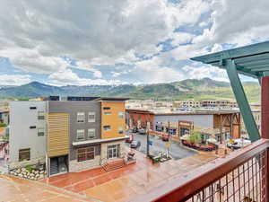 View of mountain backdrop