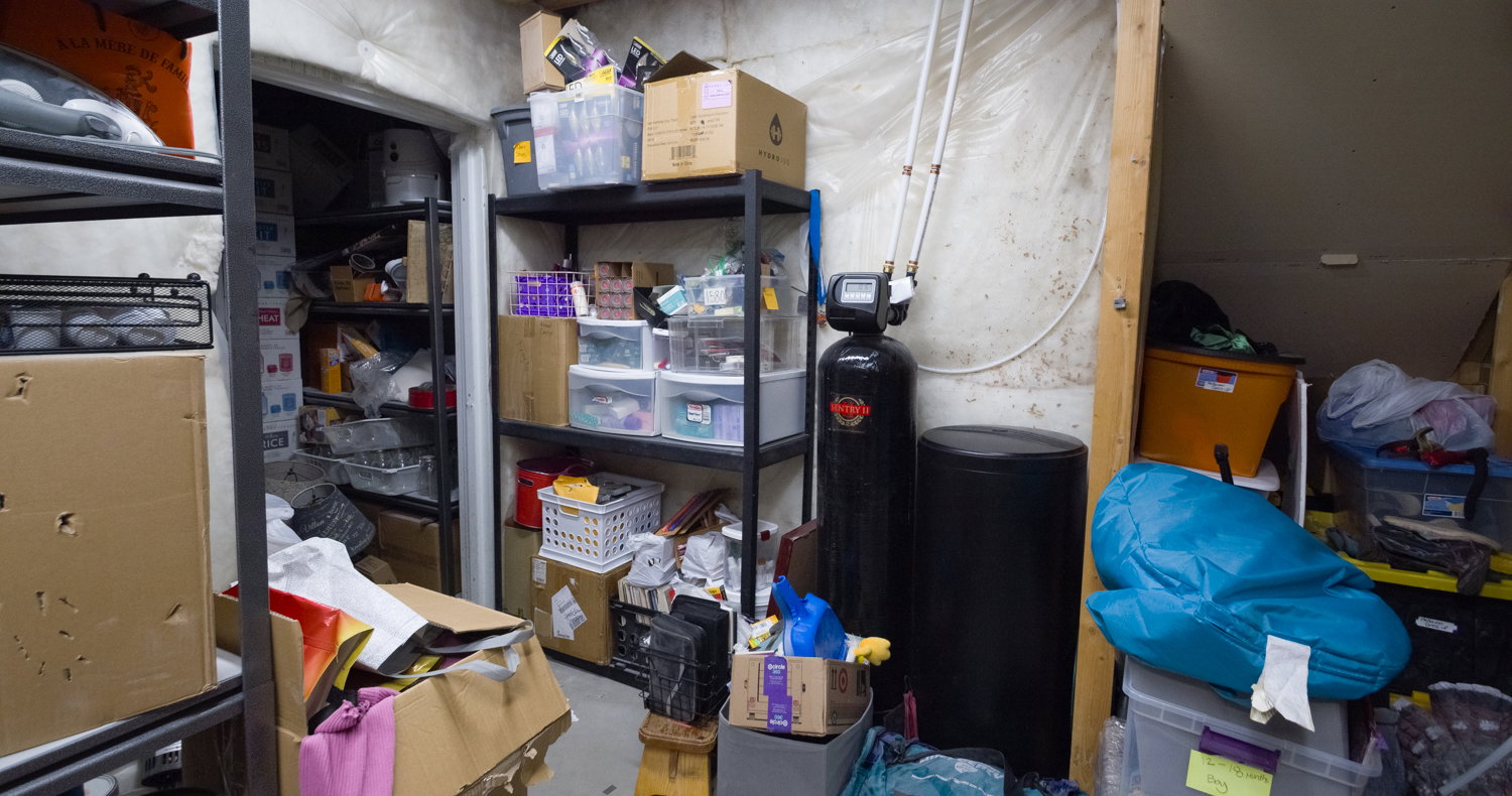 View of storage room