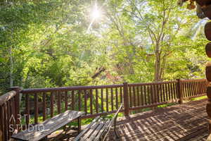 View of deck